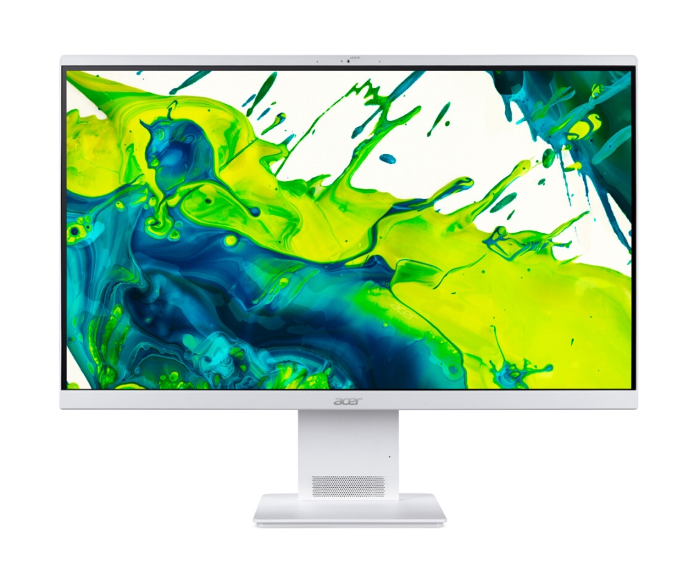 Компютър Acer Aspire S27-B 27 AiO FHD IPS 144Hz Intel Core Ultra 5 115U 16GB DDR5 1TB SSD Intel Arc Graphics WiFi 7 BT 5.4 No OS White