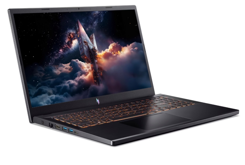 Gaming лаптоп Acer Nitro V 15, ANV15-52-59ZT, Intel Core i5-13420H (8C/12T, up to 4.7GHz, 12MB), 15.6 FHD IPS (1920x1080), 165Hz, 16GB DDR5 (1 Slot free), 512GB PCIe NVMe SSD, NVIDIA GeForce RTX 3050 6GB GDDR6, Wi-Fi AX, BT 5.2, HD Cam, KB Backlight
