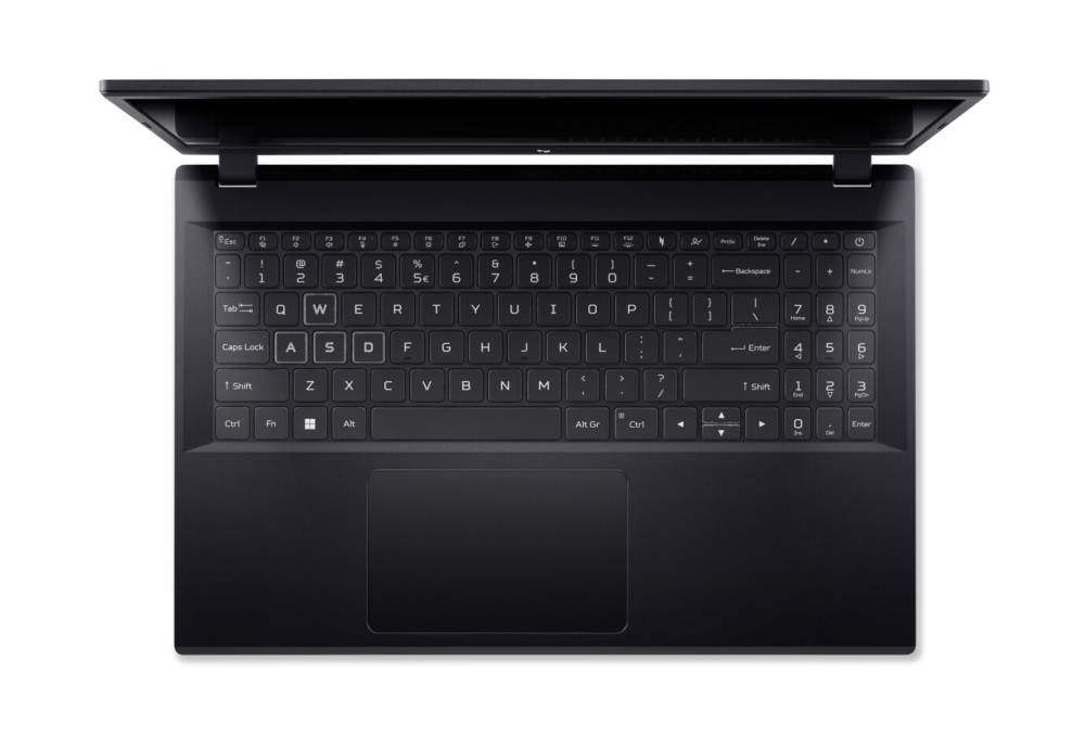 Gaming лаптоп Acer Nitro V 15, ANV15-A31-R2WG, AMD Ryzen 7 170 (8C/16T, up to 4.7GHz), 15.6 FHD IPS (1920x1080), 165Hz, 16GB DDR5, 1TB PCIe NVMe SSD, NVIDIA GeForce RTX 5060 8GB GDDR7, Wi-Fi 6E, BT 5.2, HD Cam, KB Backlight, No OS, Obsidian Black