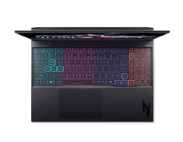 Геймърски лаптоп Acer Nitro 16S AI AN16S-61-R28Q, Ryzen AI 9 365, 16 GB DDR5, 1 TB SSD, RTX 5070 8 GB, 16 WQXGA 180Hz, Wi‑Fi 6E, No OS