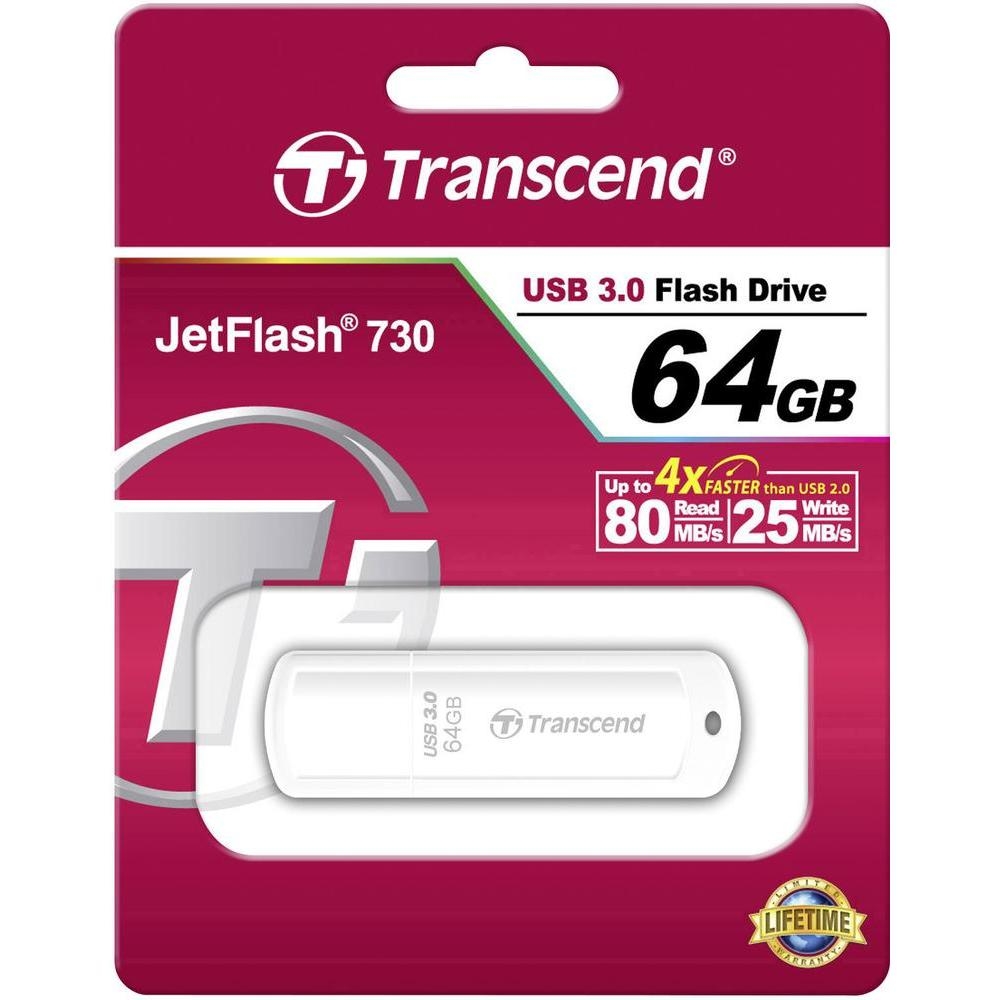 Memory transcend 64gb jetflash 730, usb 3.0