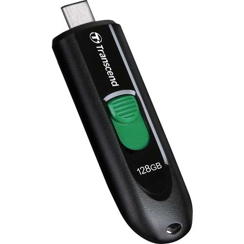 Памет Transcend 128GB, USB3.2, черна
