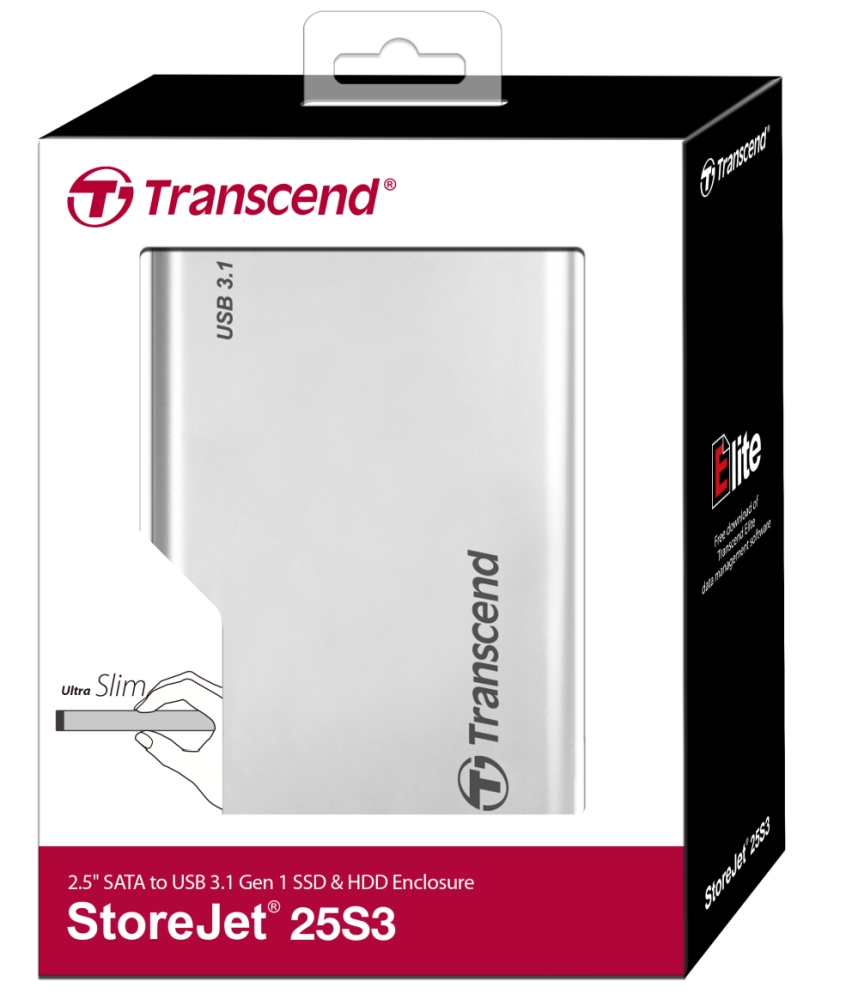 Кутия за твърд диск Transcend 0GB StoreJet 2.5(SATA)