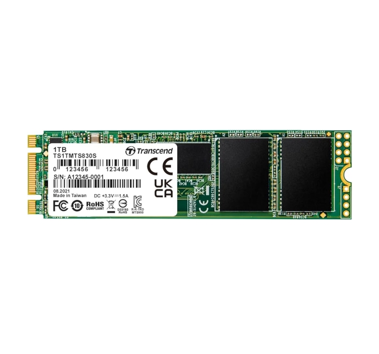 Вътрешен SSD Transcend 1TB, M.2 2280 SSD, SATA3