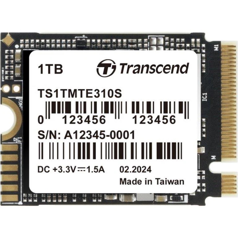 Твърд диск SSD Transcend 1TB, M.2 2230, PCIe Gen4x4