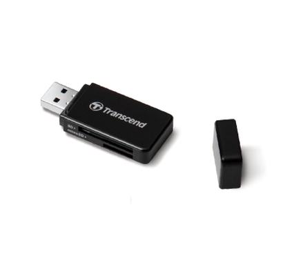 Четец за карти Transcend USB 3.0/3.1 Gen 1, Black