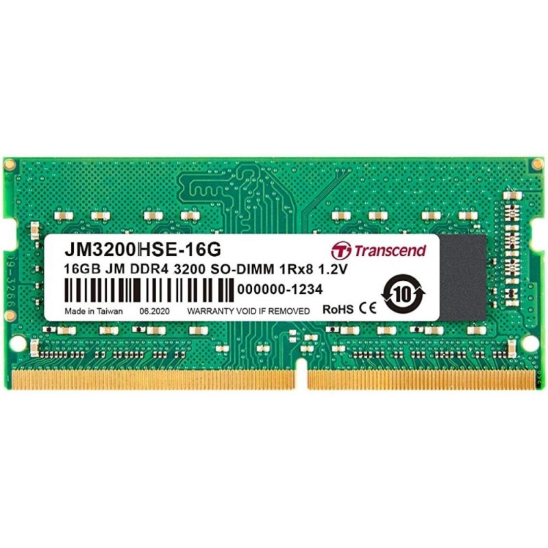 Вътрешна памет Transcend 16GB JM DDR4 3200Mhz SO-DIMM