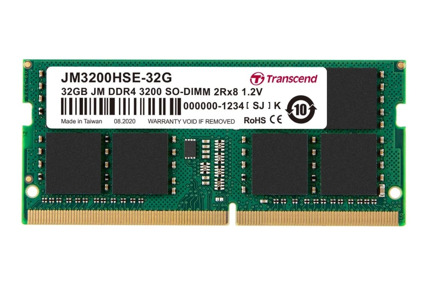 Вътрешна памет Transcend 32GB JM DDR4 3200Mhz SO-DIMM