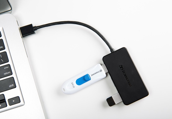 USB хъб Transcend 4-Port HUB, USB 3.0