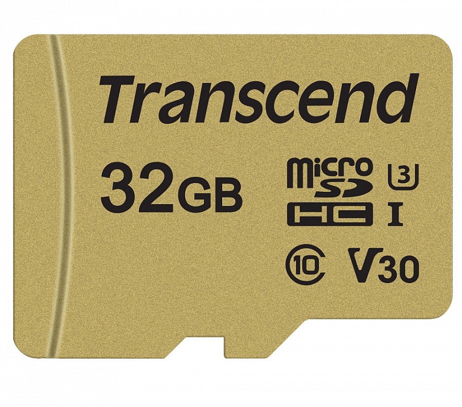 Памет Transcend 32GB microSD UHS-I U3 (с адаптер),mLC