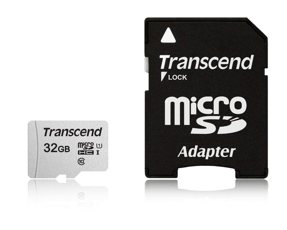 Памет Transcend 32GB microSD UHS-I U1 (с адаптер)
