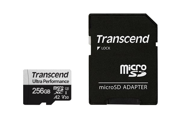 Памет Transcend 256GB microSD w/ adapter UHS-I U3 A2
