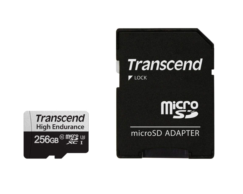 Карта памет Transcend 256GB micro SD w/ adapter U3