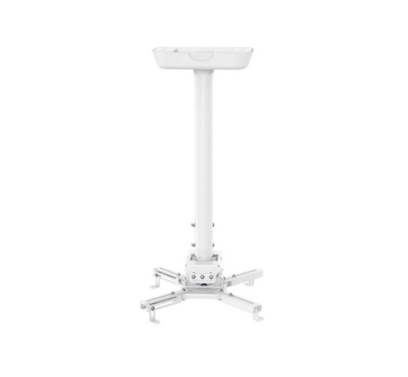 Стойка за мултимедиен проектор Sunne Ceiling 74-114cm, White