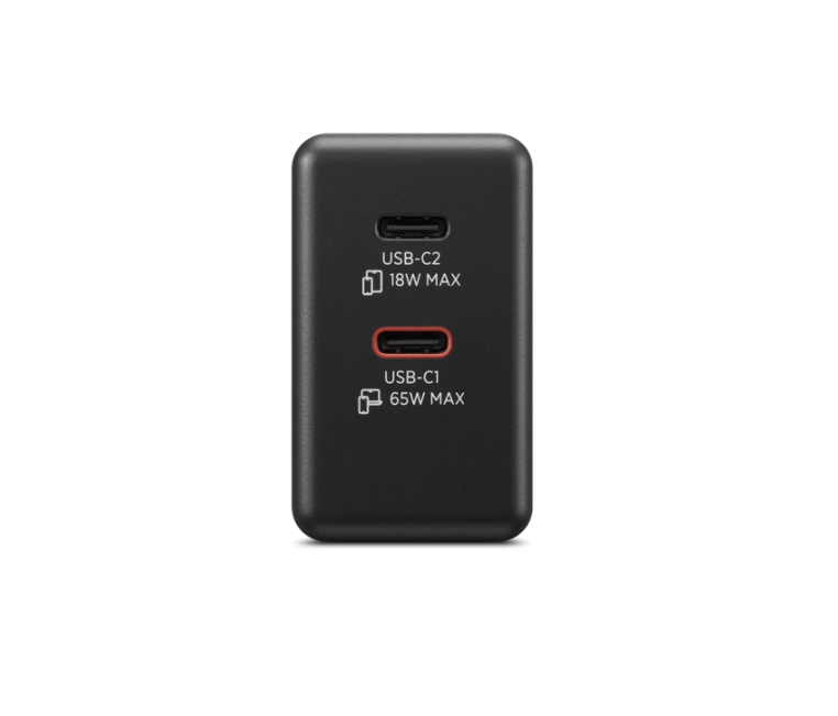 Lenovo Dual USB‑C 65W GaN зарядно