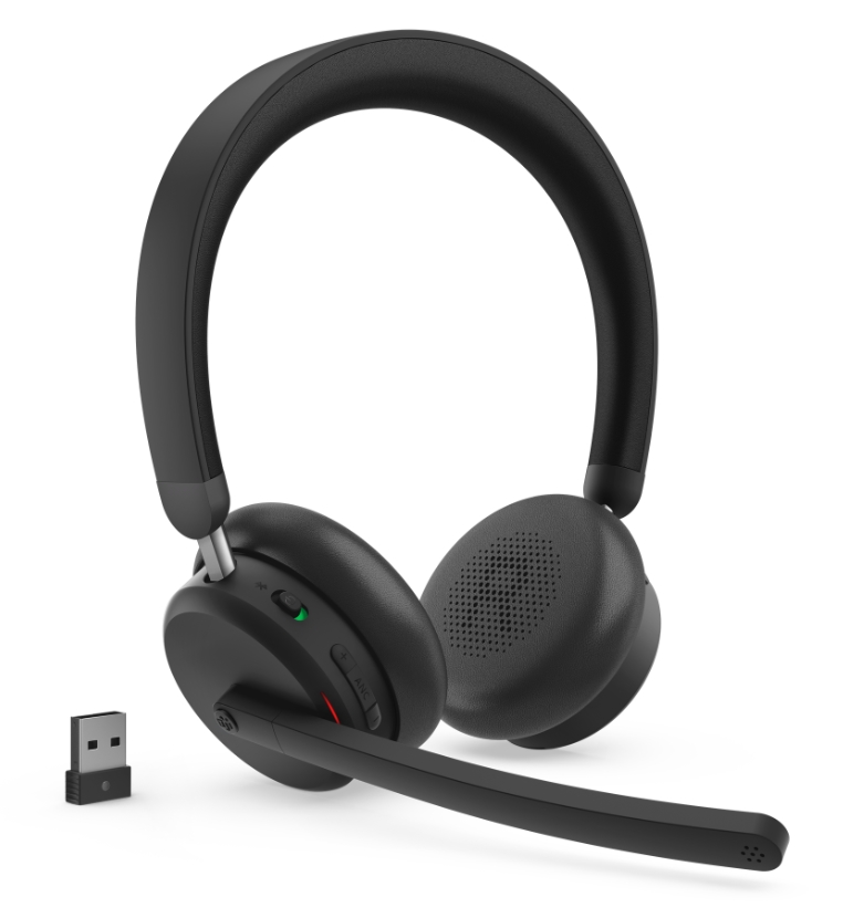 Lenovo Dual‑Mode Wireless ANC Headset 6550 USB‑A Teams