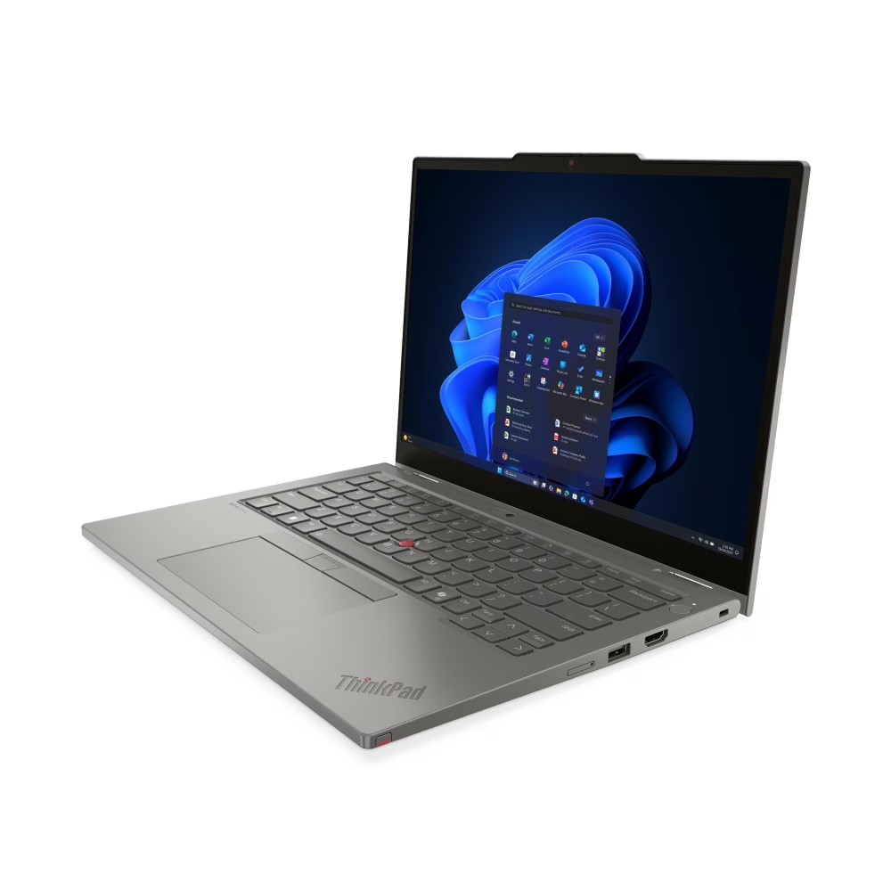 Лаптоп Lenovo ThinkPad L13 2-in-1 G6 AMD Ryzen 7 PRO 250 (up to 5.1GHz, 16MB), 32GB LPDDR5x-7500, 1TB SSD, 13.3 WUXGA (1920x1200) IPS AR AS, Touch, AMD Radeon 780M Graphics, Pen, Backlit KB, WLAN, BT, Front MP&IR Cam, Grey, SCR, FPR, 4 cell, Win