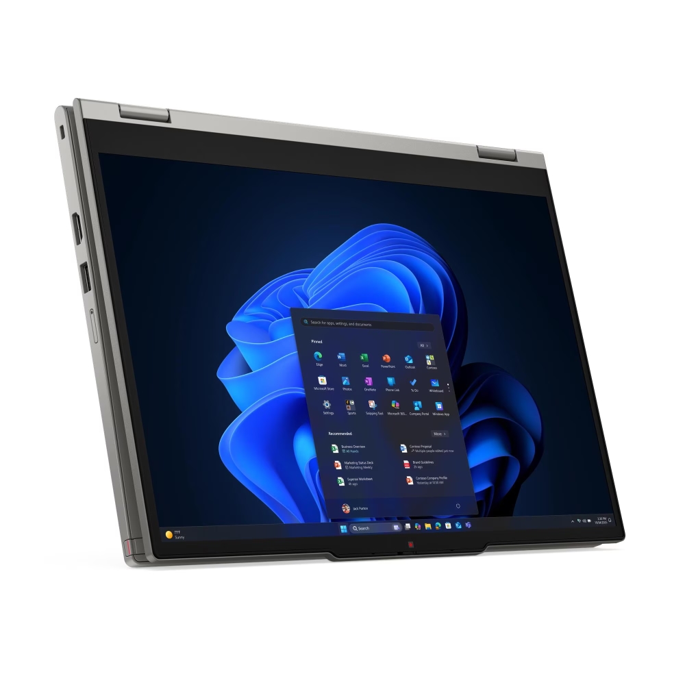 Лаптоп Lenovo ThinkPad L13 2-in-1 G6 AMD Ryzen 7 PRO 250 (up to 5.1GHz, 16MB), 32GB LPDDR5x-7500, 1TB SSD, 13.3 WUXGA (1920x1200) IPS AR AS, Touch, AMD Radeon 780M Graphics, Pen, Backlit KB, WLAN, BT, Front MP&IR Cam, Grey, SCR, FPR, 4 cell, Win