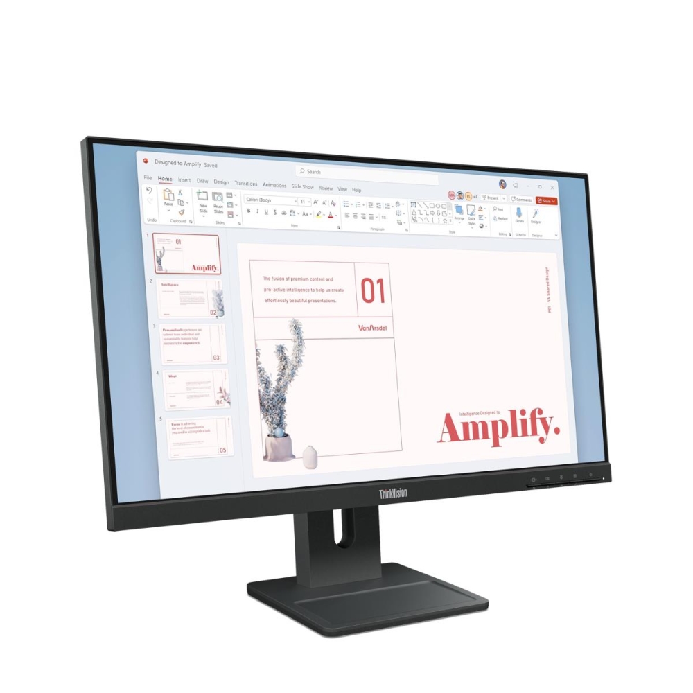 Монитор Lenovo ThinkVision E24-40 23.8 IPS WLED FHD с регулируема стойка