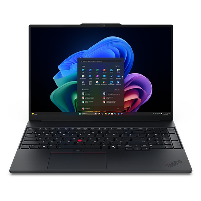 Лаптоп Lenovo ThinkPad E16 G4, Core 5 320, 16 GB RAM, 512 GB SSD, 16 WUXGA, Wi‑Fi 7, FHD IR камера, DOS