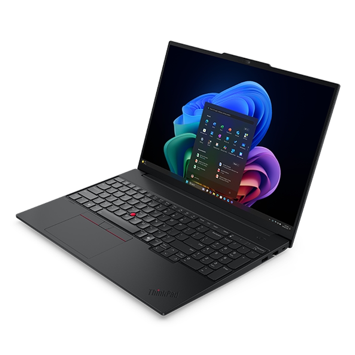 Лаптоп Lenovo ThinkPad E16 G4, Core 5 320, 16 GB RAM, 512 GB SSD, 16 WUXGA, Wi‑Fi 7, FHD IR камера, DOS