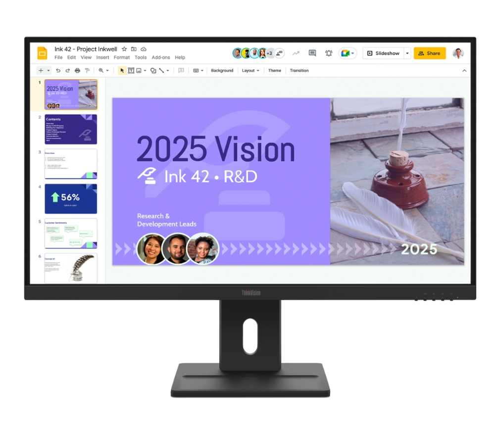 Монитор Lenovo ThinkVision E27Q-40 27 IPS WLED QHD 100Hz 4ms говорители HDMI DP регулируем