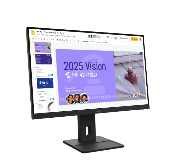 Монитор Lenovo ThinkVision E27Q-40 27 IPS WLED QHD 100Hz 4ms говорители HDMI DP регулируем