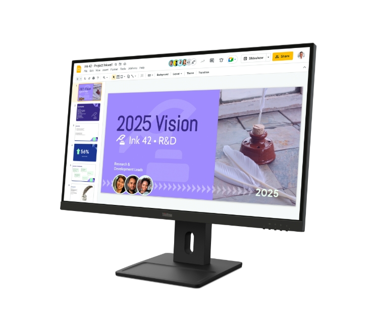 Монитор Lenovo ThinkVision E27Q-40 27 IPS WLED QHD 100Hz 4ms говорители HDMI DP регулируем
