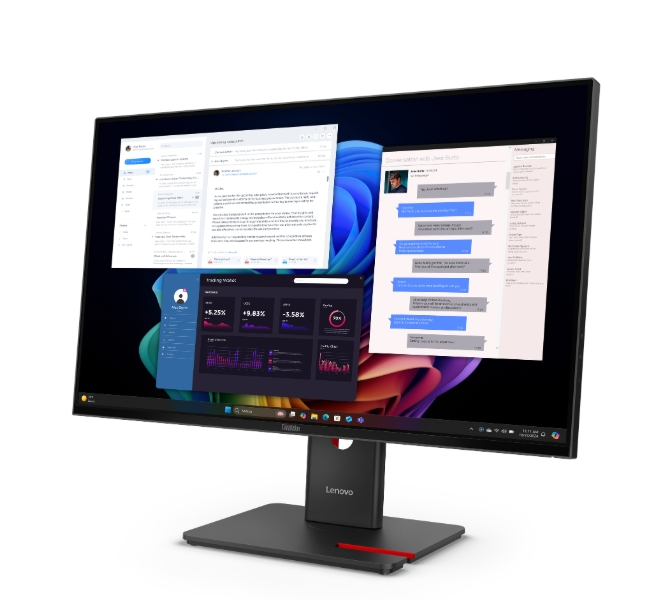 Lenovo ThinkVision T27ud‑40 27 IPS 4K USB‑C RJ45 Monitor