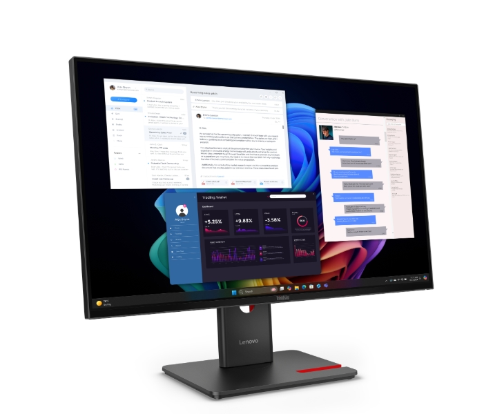 Lenovo ThinkVision T27ud‑40 27 IPS 4K USB‑C RJ45 Monitor