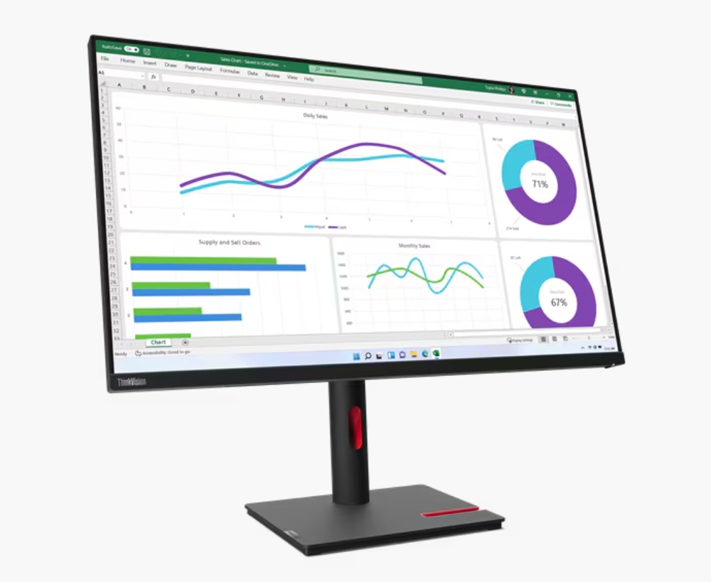 Monitor Lenovo ThinkVision T32h-30 315 IPS WLED 2560x1440 60Hz USB-C Black