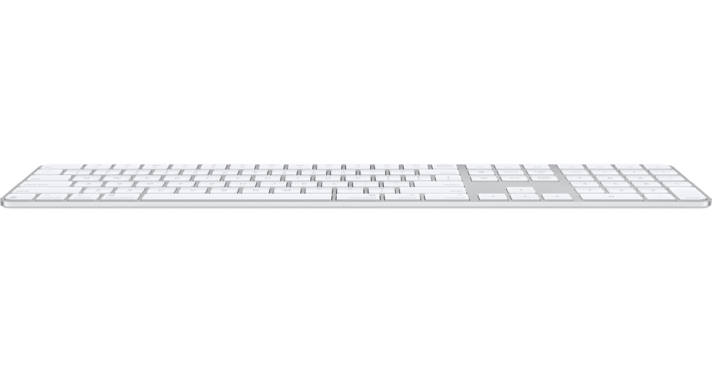 Keyboard  Apple Magic Keyboard (2024) w Touch ID and Numeric Keypad - International English - White Keys