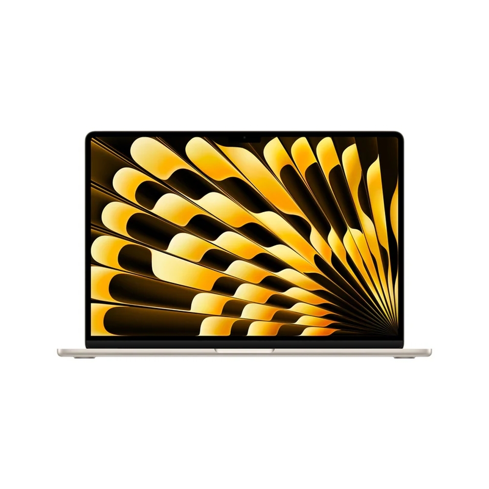 Лаптоп Apple MacBook Air 15.3 M5 10‑ядрен CPU/10‑ядрен GPU 24GB 1TB SSD Starlight