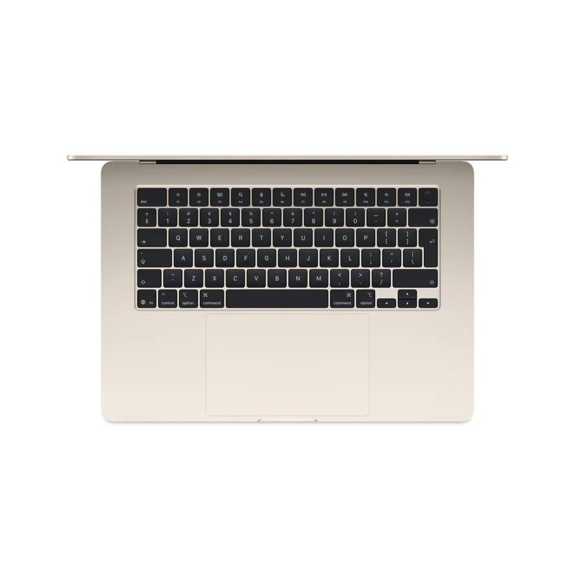 Лаптоп Apple MacBook Air 15.3 M5 10‑ядрен CPU/10‑ядрен GPU 24GB 1TB SSD Starlight