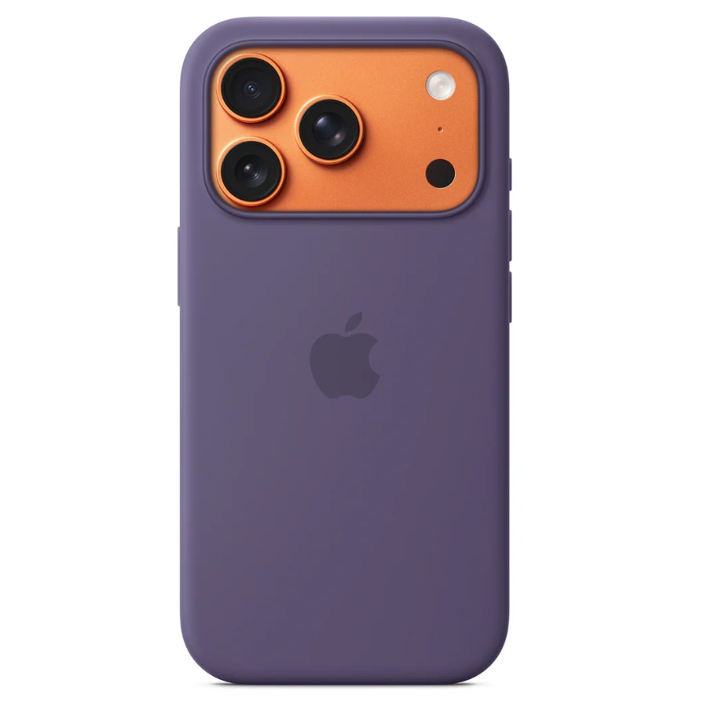 Apple iPhone 17 Pro силиконов калъф с MagSafe Purple Fog