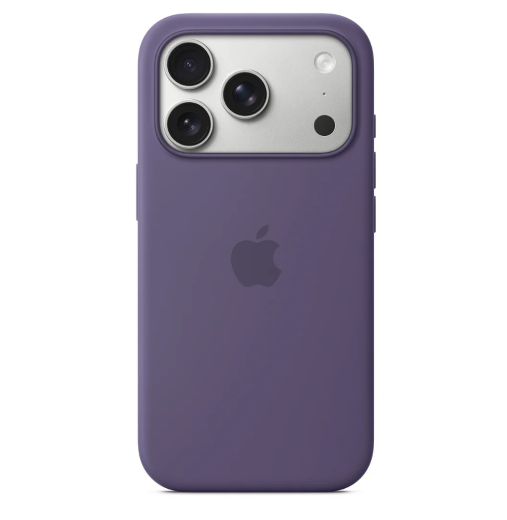 Apple iPhone 17 Pro силиконов калъф с MagSafe Purple Fog