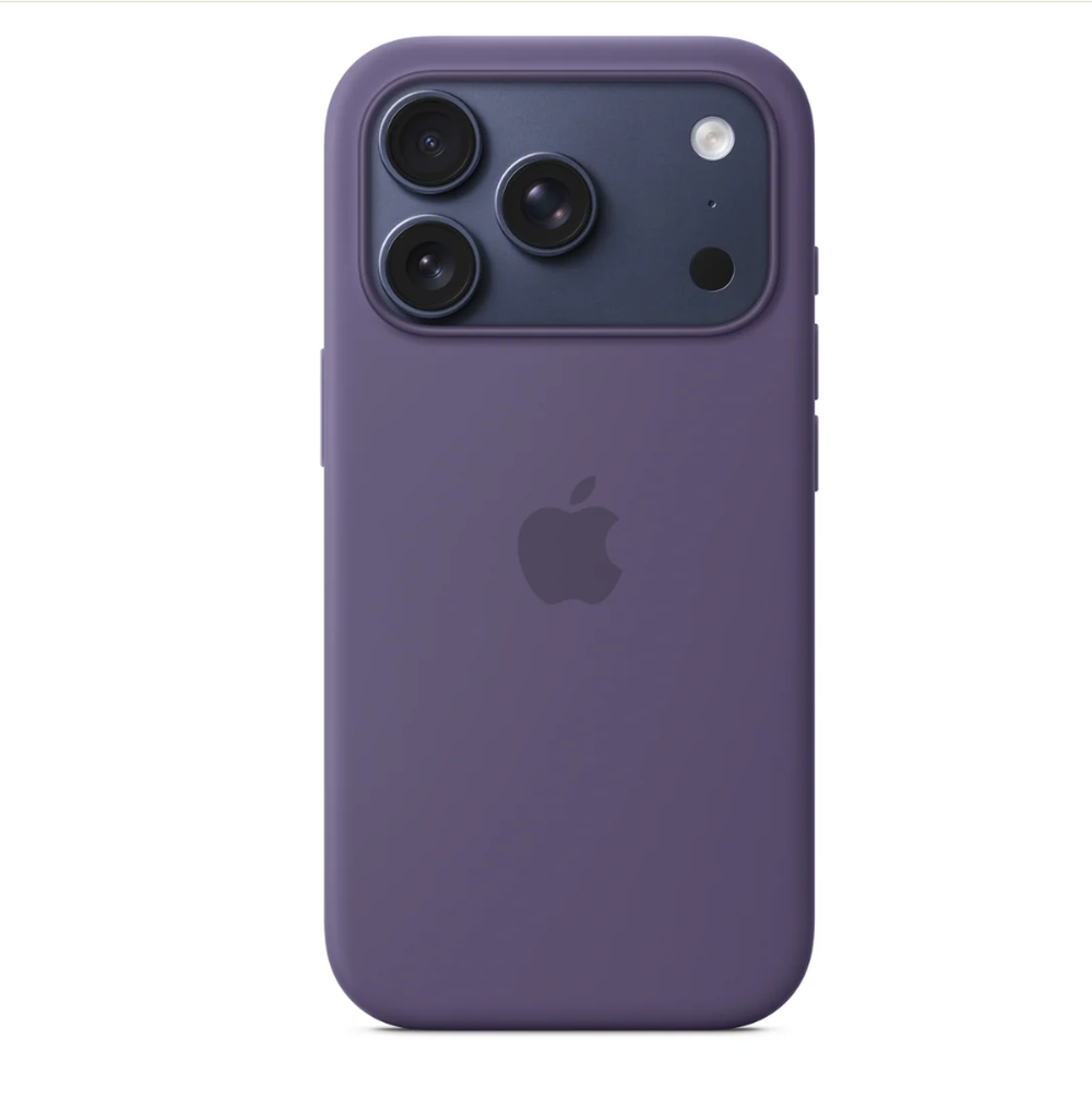 Apple iPhone 17 Pro силиконов калъф с MagSafe Purple Fog