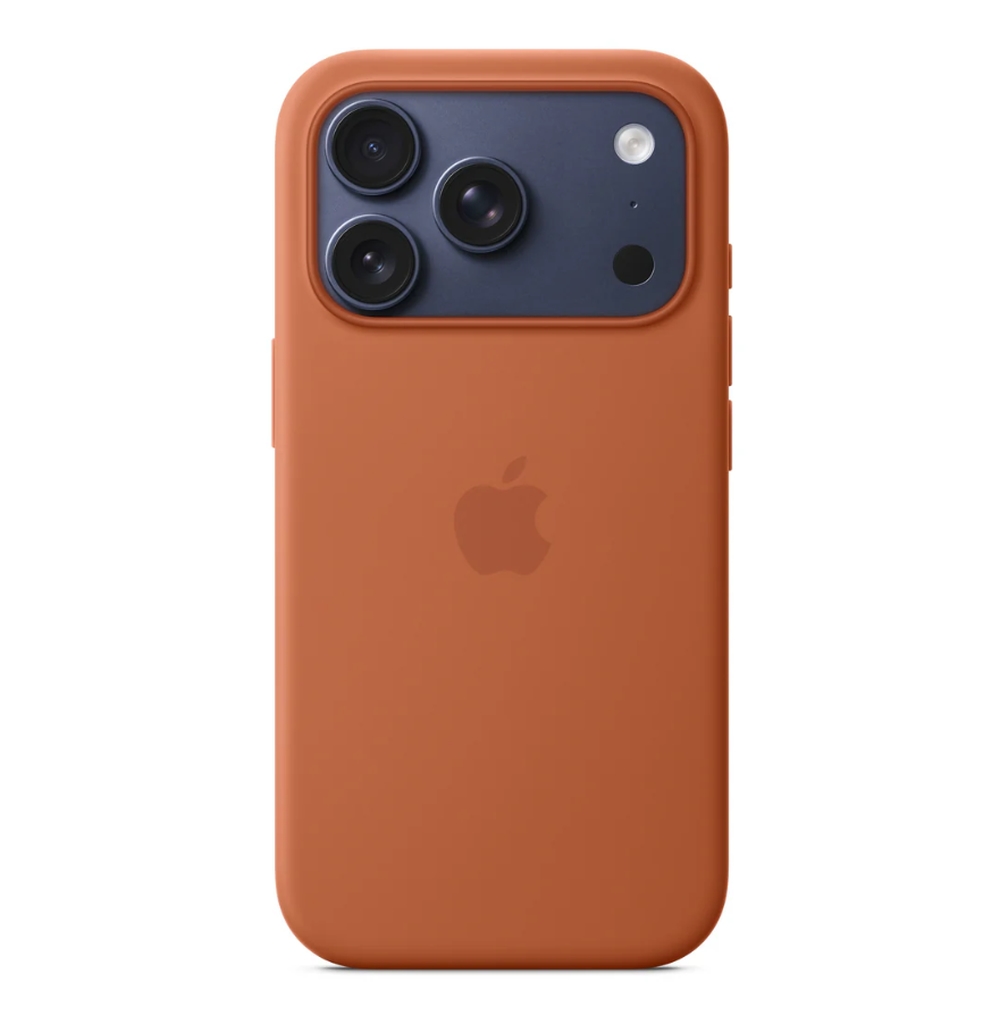 Apple iPhone 17 Pro силиконов калъф с MagSafe Terra Cotta