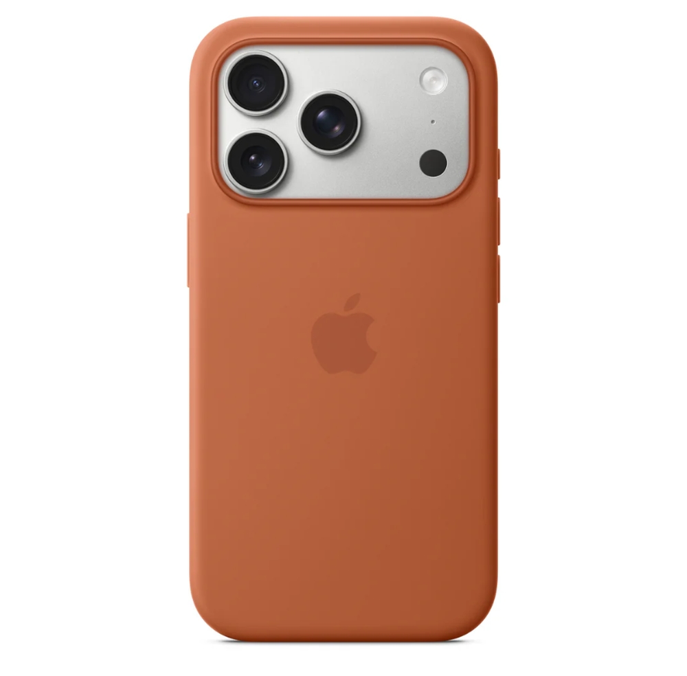 Apple iPhone 17 Pro силиконов калъф с MagSafe Terra Cotta