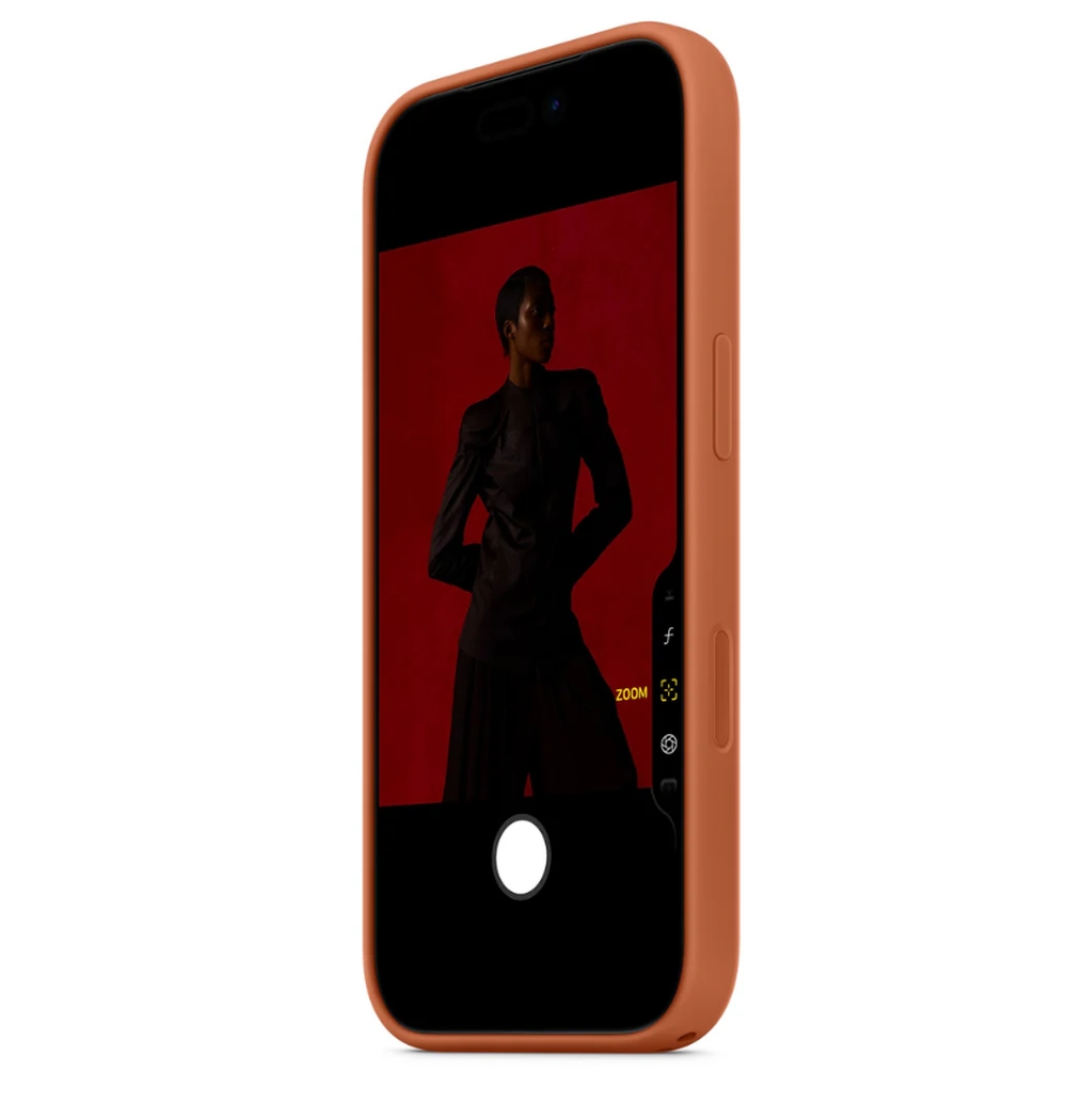 Apple iPhone 17 Pro силиконов калъф с MagSafe Terra Cotta