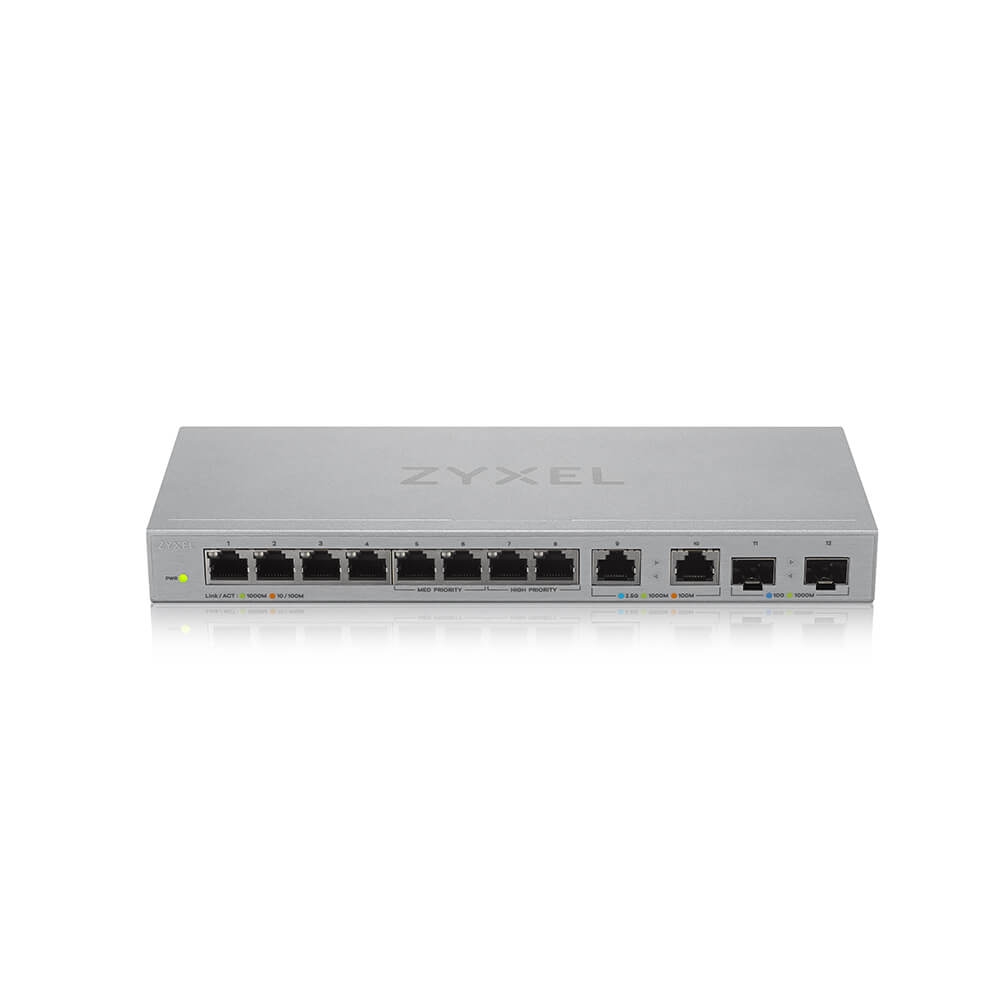 Суич ZyXEL XGS1010-12 v2, 12-Port Gigabit Unmanaged