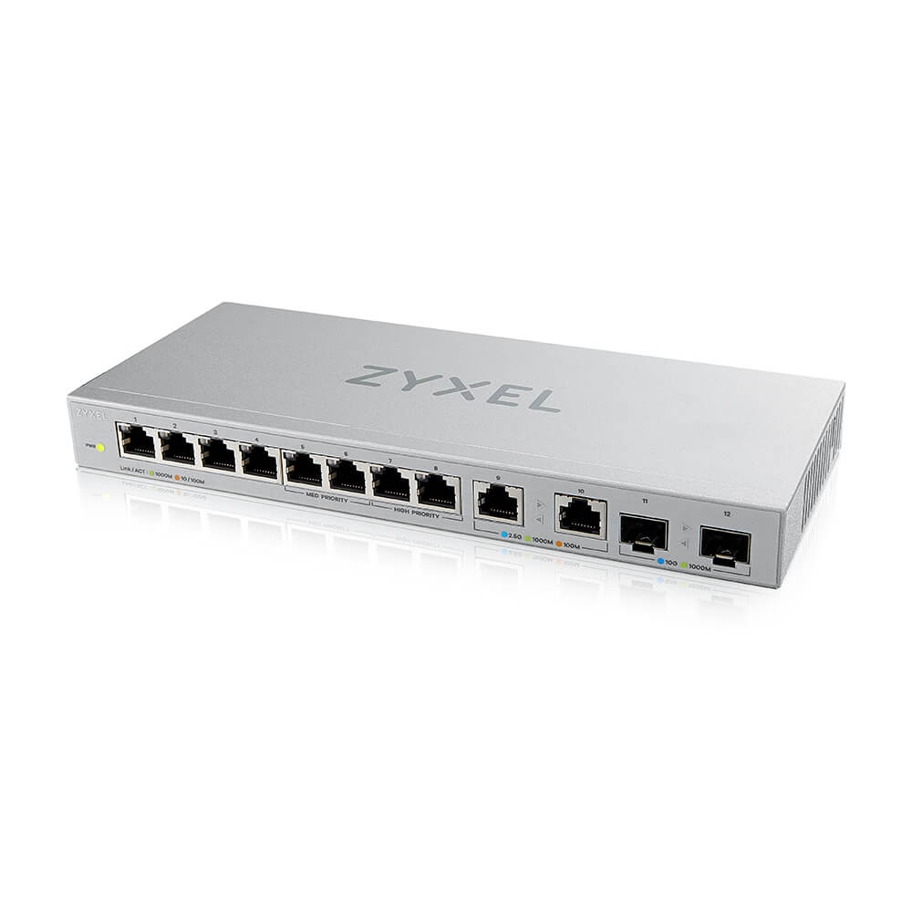 Суич ZyXEL XGS1010-12 v2, 12-Port Gigabit Unmanaged