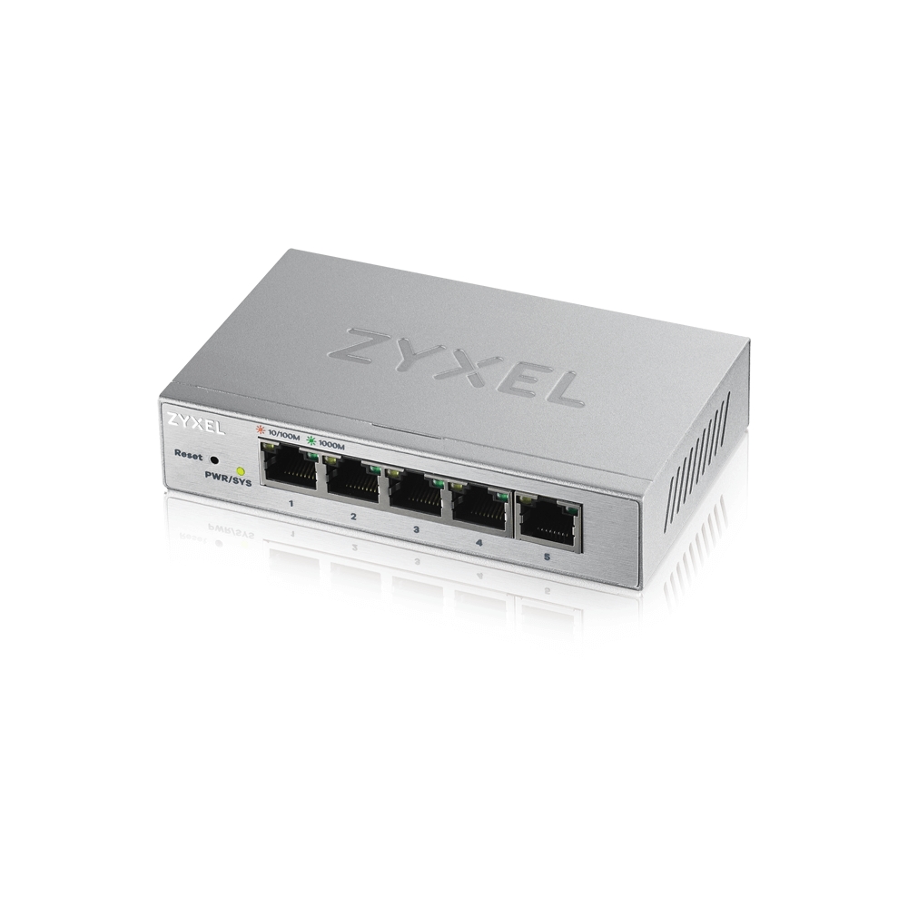 Суич ZyXEL GS1200-5, 5 Port Gigabit web managed Switch