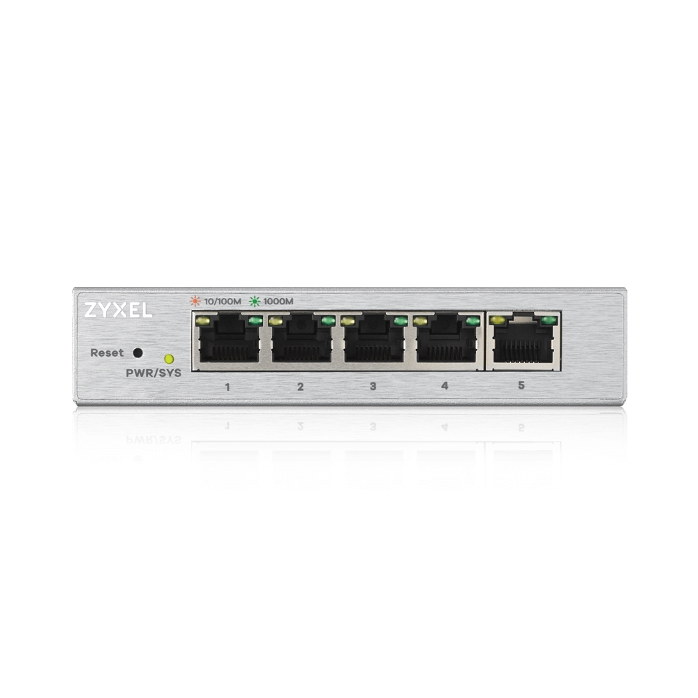 Суич ZyXEL GS1200-5, 5 Port Gigabit web managed Switch