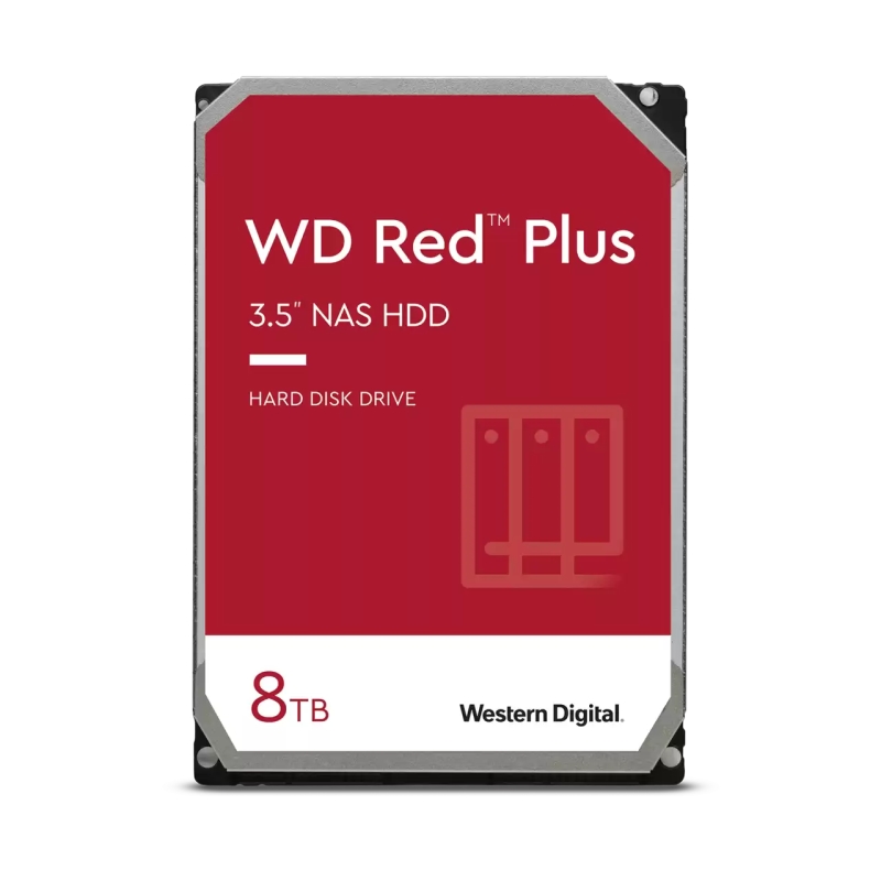 Вътрешен HDD Western Digital Red Plus 8TB