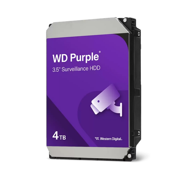 Вътрешен HDD Western Digital Purple 4TB 3.5 128MB SATA 6Gb/s