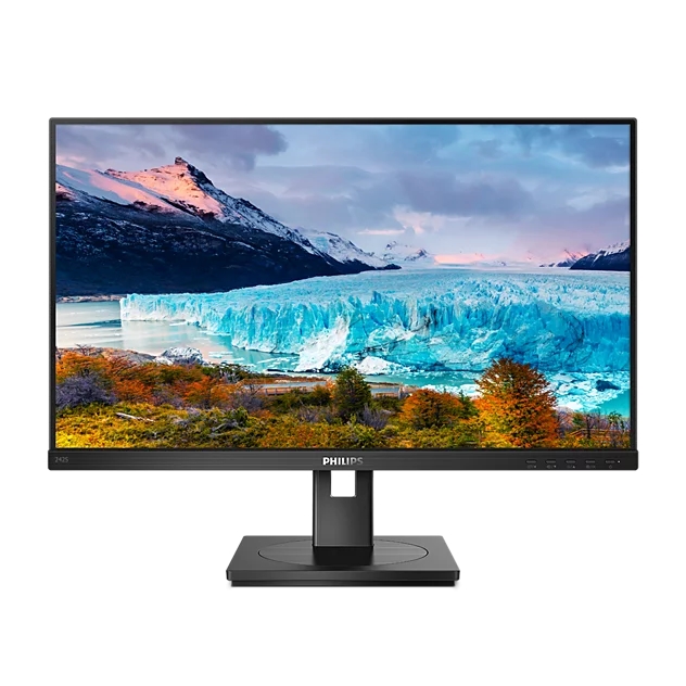 Монитор Philips 242S1AE, 23.8, IPS, FHD, 100Hz, 4ms, Adaptive Sync, HDMI, DP, DVI, Black