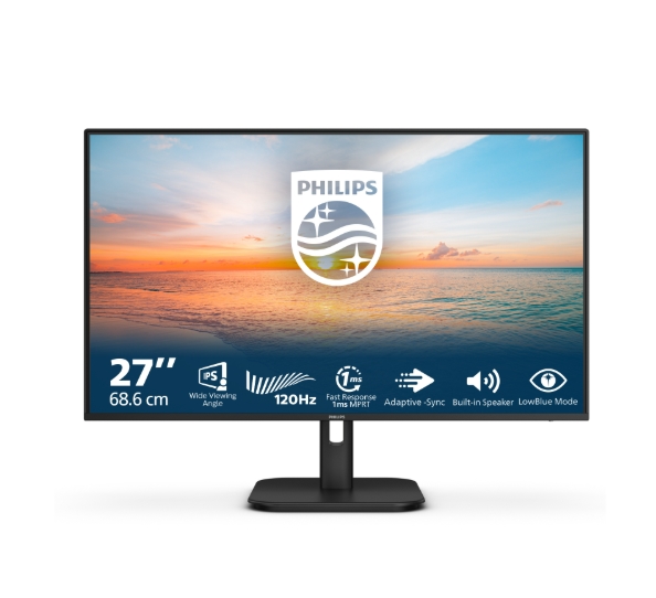Монитор Philips 27E1N1200A 27 IPS WLED 1920x1080 120Hz 4ms GtG HDR DP HDMI D-SUB