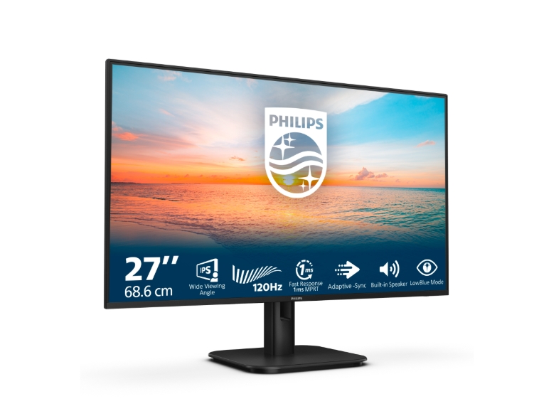 Монитор Philips 27E1N1200A 27 IPS WLED 1920x1080 120Hz 4ms GtG HDR DP HDMI D-SUB