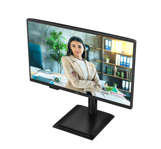Монитор AOC 24P4U, 23.8 IPS, FHD, 120Hz, 4 ms GTG, Adaptive Sync, високоговорители, HDMI, DP, USB hubaoc